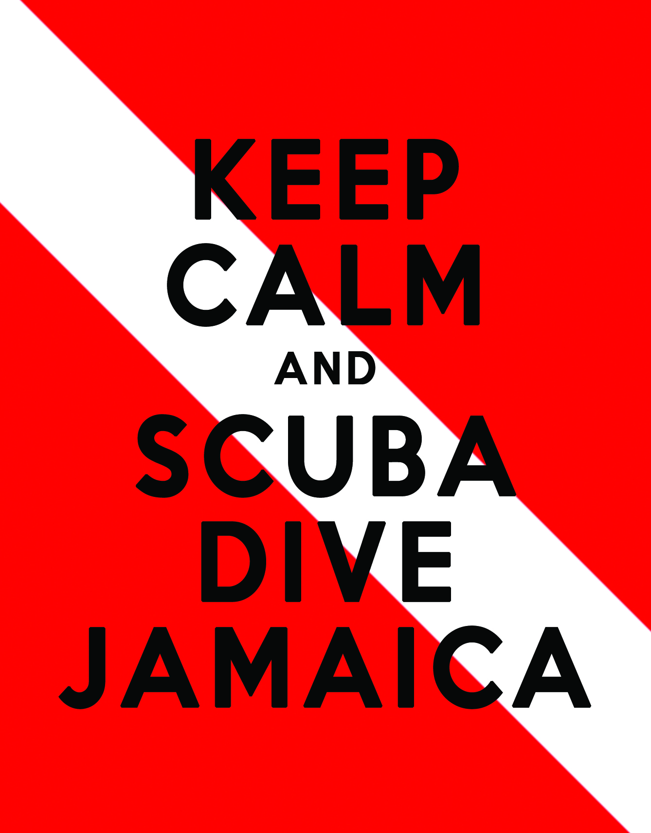 Get a FREE Keep Calm And Scuba Dive Jamaica Sticker | ScubaDiveJamaica